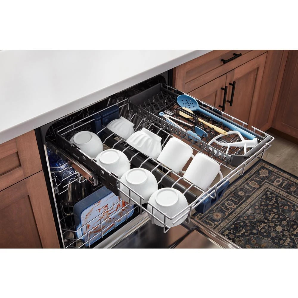 24 Inch Built-In Dishwasher With Power Dry, Sanitize Cycle, And Pocket Handle - (MDPS7024SW)