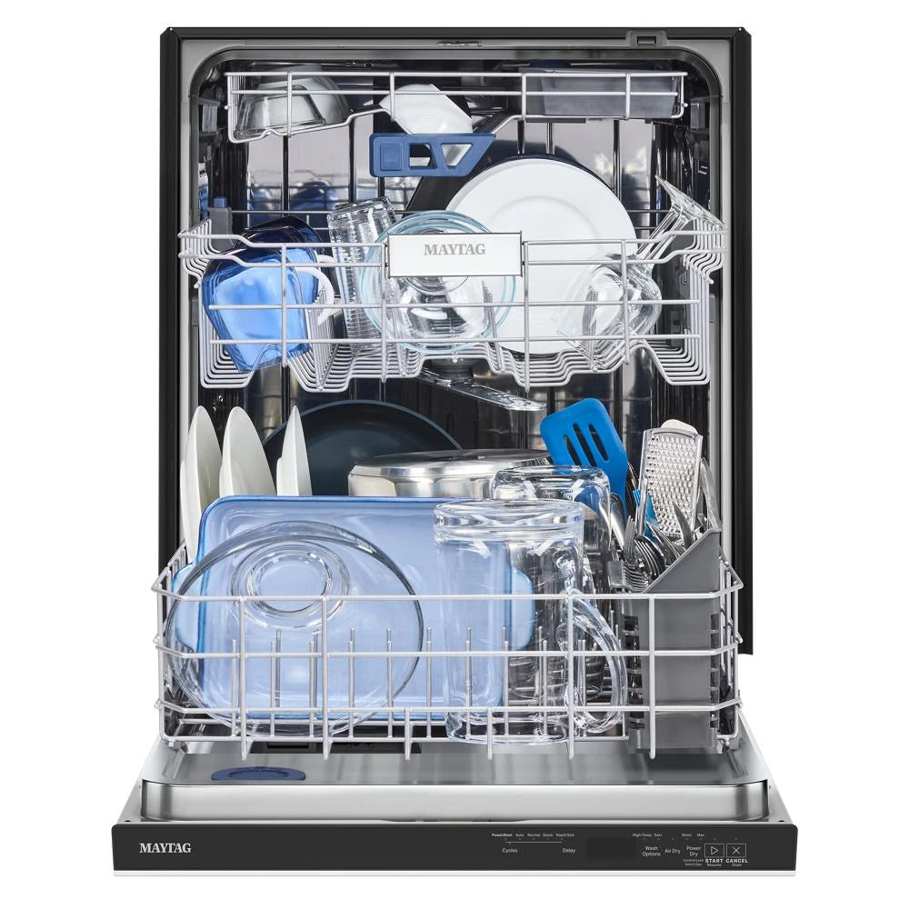 24 Inch Built-In Dishwasher With Power Dry, Sanitize Cycle, And Pocket Handle - (MDPS7024SW)