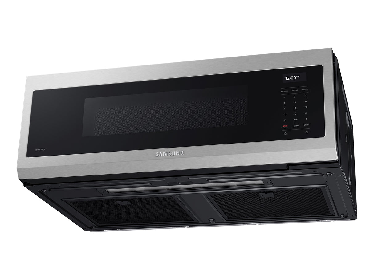 1.1 cu. ft. Smart SLIM Over-the-Range Microwave with 550 CFM Hood Ventilation, Wi-Fi & Voice Control - (ME11A7710DSAA)