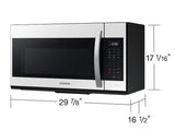 Bespoke Smart 1.9 cu. ft. Over-the-Range Microwave with Sensor Cook in White Glass - (ME19CB704112AA) - SAMSUNG