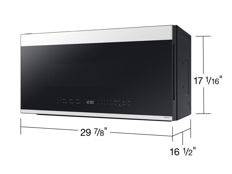 2.1 CF BESPOKE Over-the-Range Microwave, Edge to Edge Glass Display - (ME21DB650012AA)