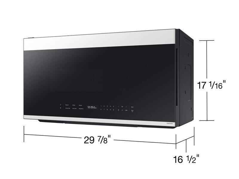 2.1 CF BESPOKE Over-the-Range Microwave, Auto Dim Glass Touch Controls - (ME21DB670012AA)