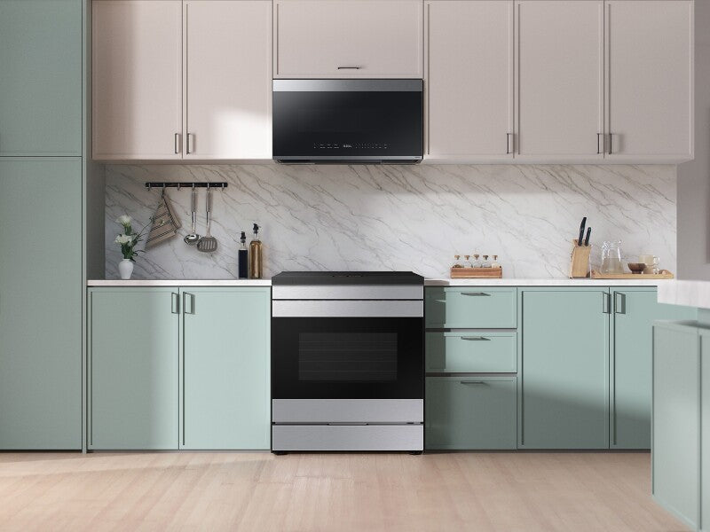 ME21DG6700SRAA- Samsung Bespoke Smart 2.1 cu. ft. Over-the-Range Microwave with Auto Connectivity & LCD Display - (ME21DG6700SRAA)