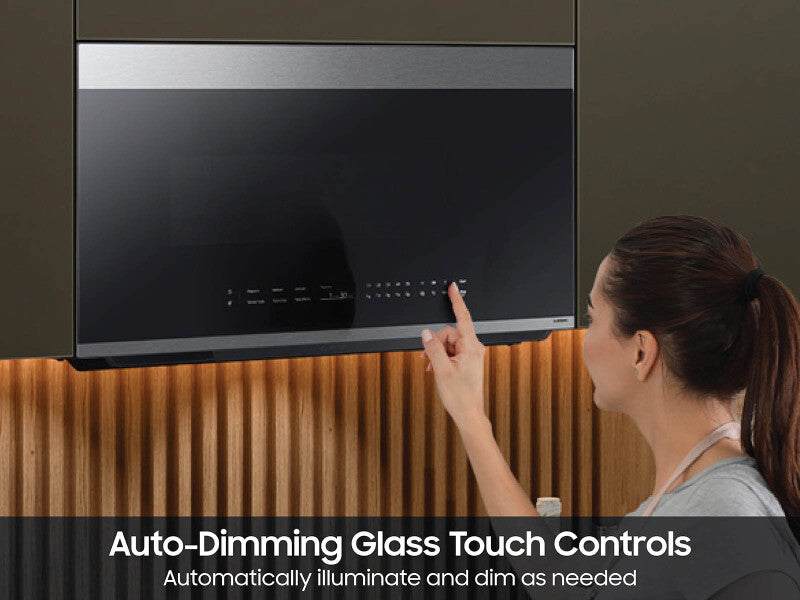 ME21DG6700SRAA- Samsung Bespoke Smart 2.1 cu. ft. Over-the-Range Microwave with Auto Connectivity & LCD Display - (ME21DG6700SRAA)