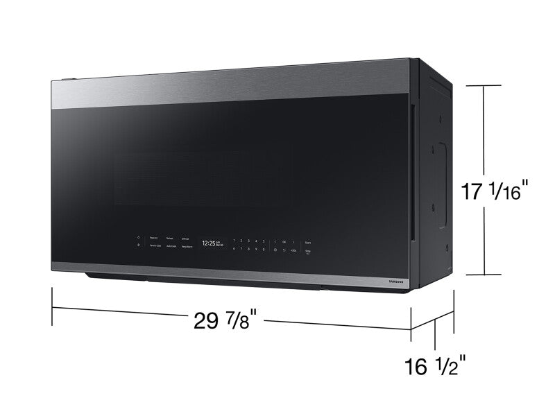 ME21DG6700SRAA- Samsung Bespoke Smart 2.1 cu. ft. Over-the-Range Microwave with Auto Connectivity & LCD Display - (ME21DG6700SRAA)
