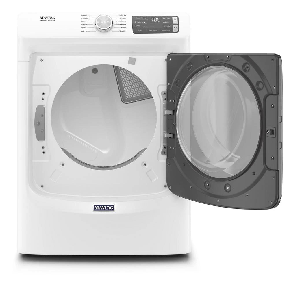 Front Load Electric Dryer with Extra Power and Quick Dry Cycle - 7.3 cu. ft. - (MED6630HW) - MAYTAG