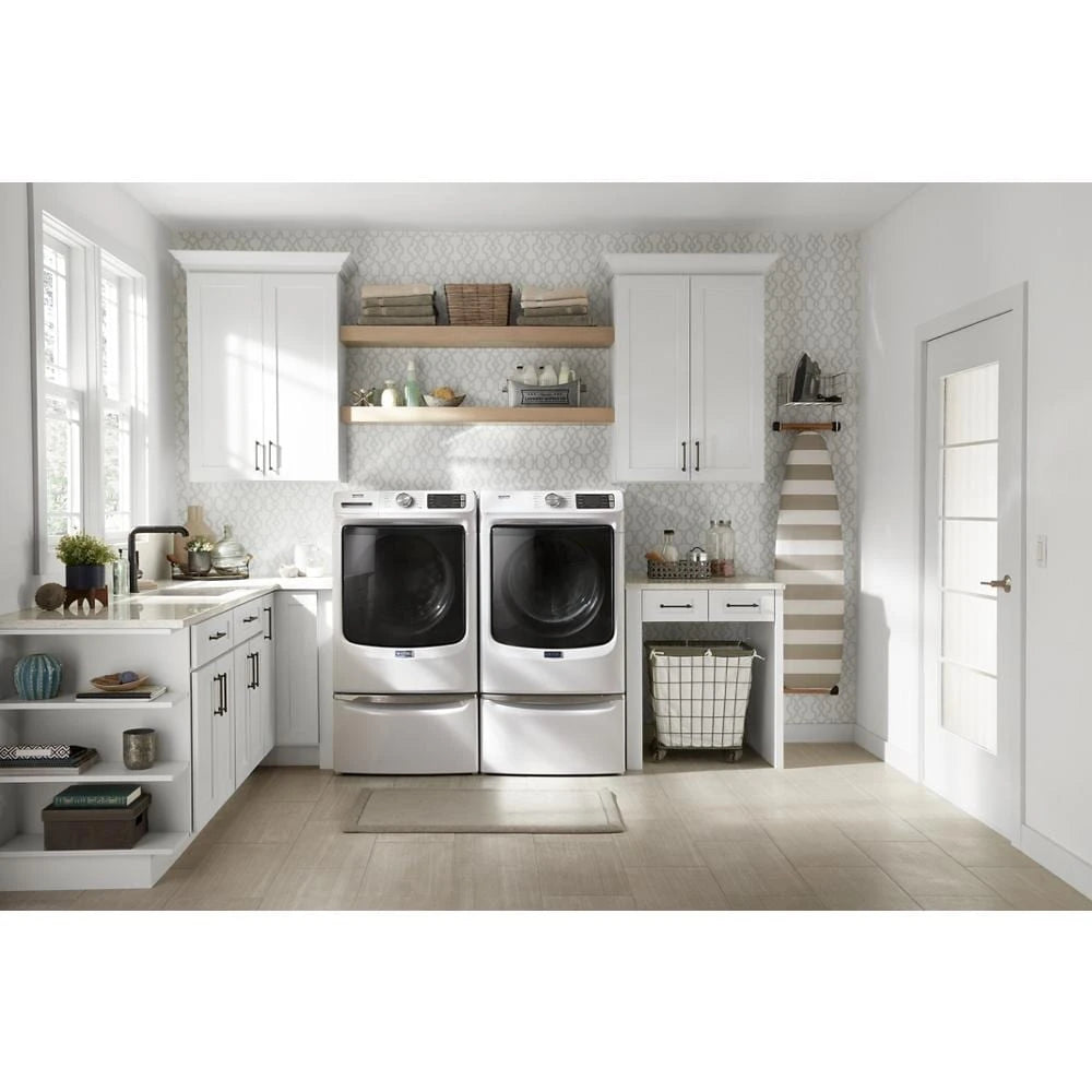Front Load Electric Dryer with Extra Power and Quick Dry Cycle - 7.3 cu. ft. - (MED6630HW) - MAYTAG
