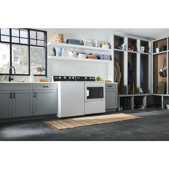 7.4 cu. ft. Commercial-Grade Residential Electric Dryer - (MEDP586KW) - MAYTAG