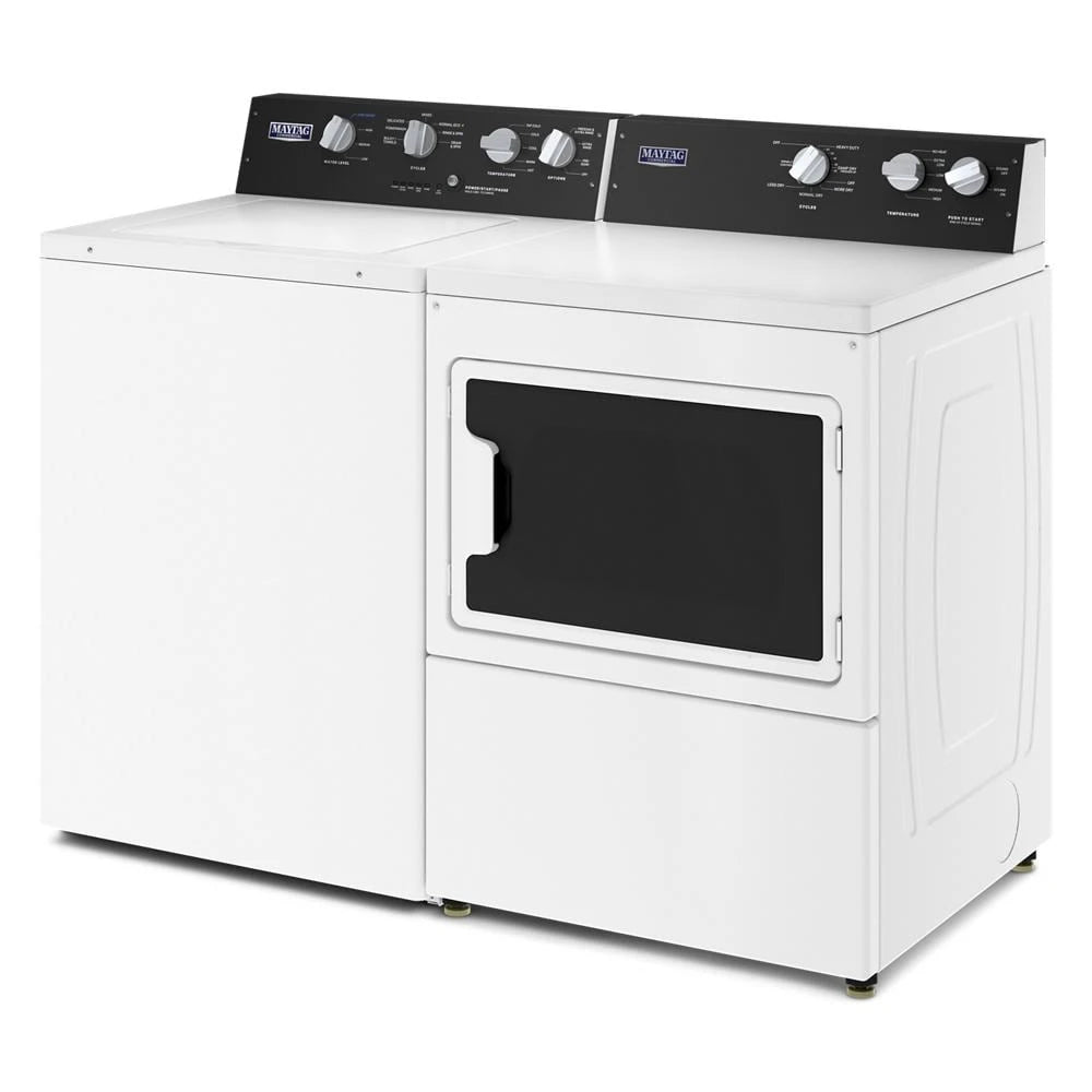 7.4 cu. ft. Commercial-Grade Residential Electric Dryer - (MEDP586KW) - MAYTAG