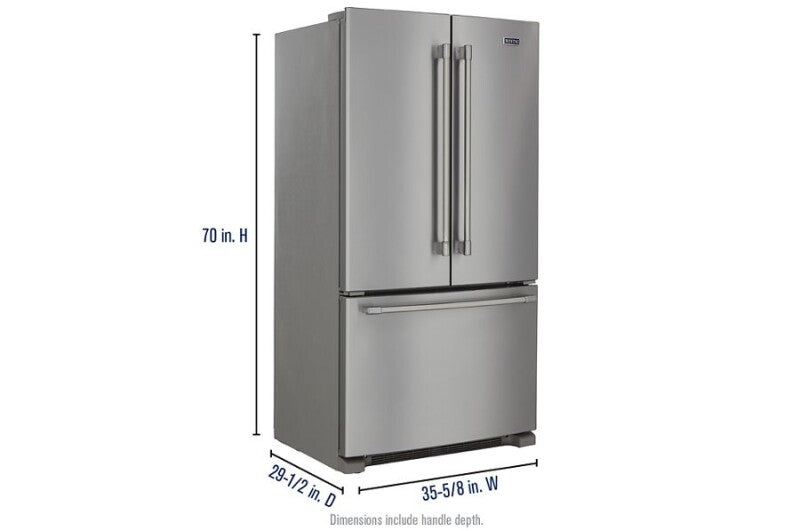 36- Inch Wide Counter Depth French Door Refrigerator - 20 Cu. Ft. - (MFC2062FEZ) - MAYTAG