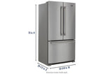 36- Inch Wide Counter Depth French Door Refrigerator - 20 Cu. Ft. - (MFC2062FEZ) - MAYTAG