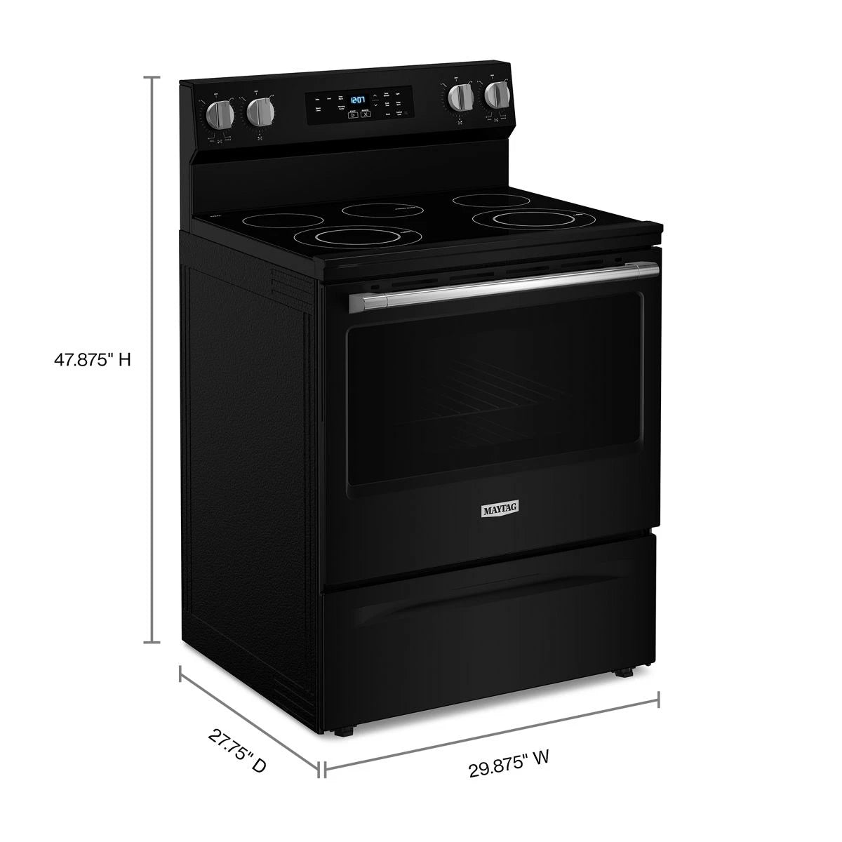 30-Inch Wide Electric Range With Steam Clean - 5.3 cu. ft. - (MFES4030RB)