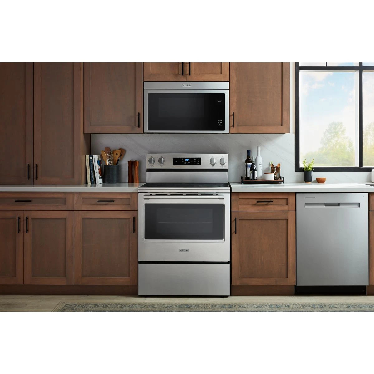 30-Inch Wide Electric Range With Steam Clean - 5.3 cu. ft. - (MFES4030RS)