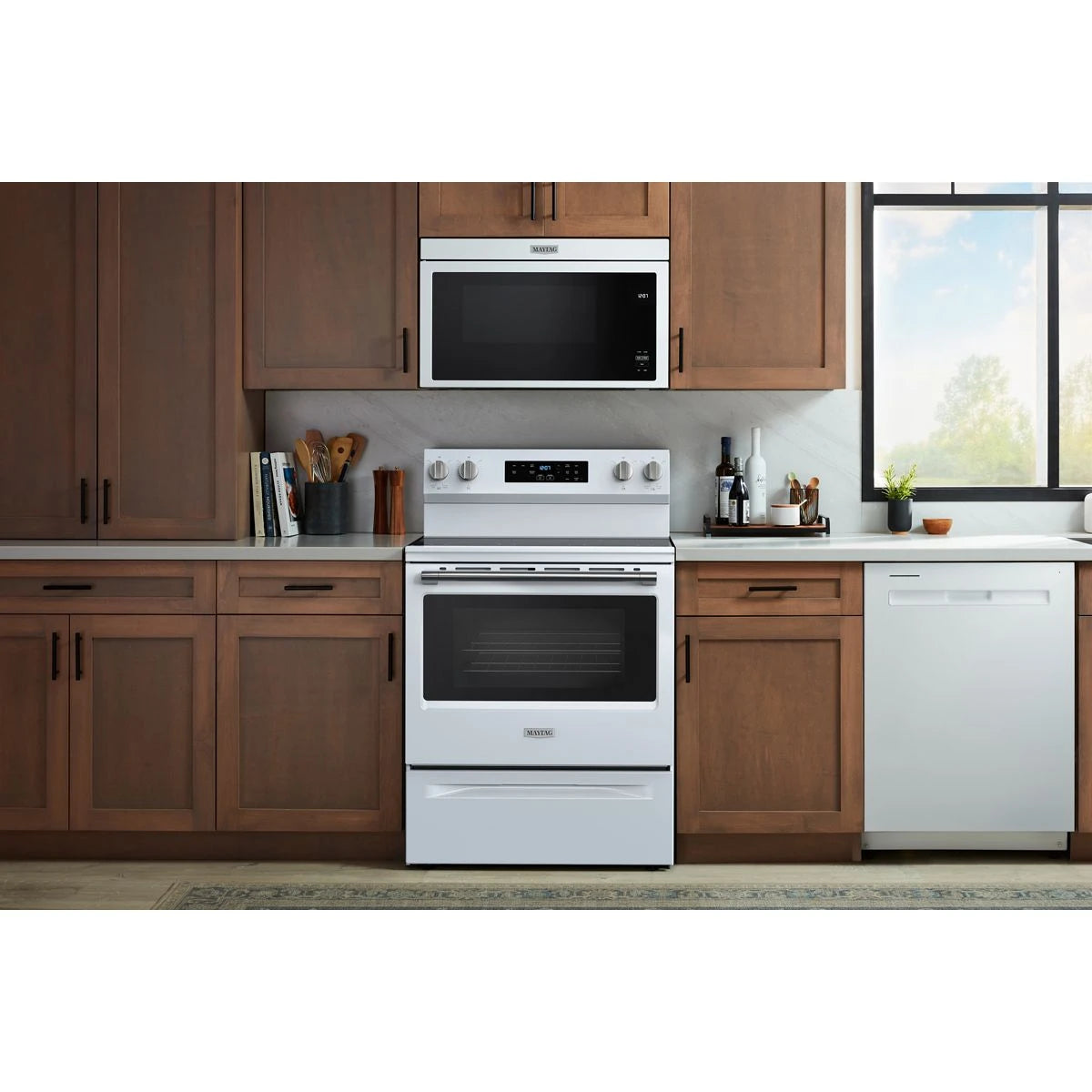 30-Inch Wide Electric Range With Steam Clean - 5.3 cu. ft. - (MFES4030RW)