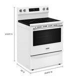 30-Inch Wide Electric Range With No Preheat Air Fry and Air Baking - 5.3 cu. ft. - (MFES6030RW)