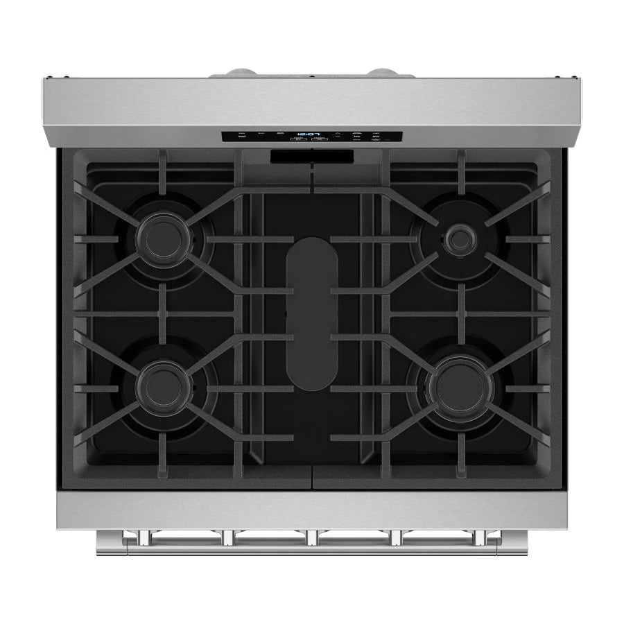 Maytag Stainless Steel 30-Inch Wide Gas Range With Steam Clean - 5.0 cu. ft. - (MFGS4030RS)