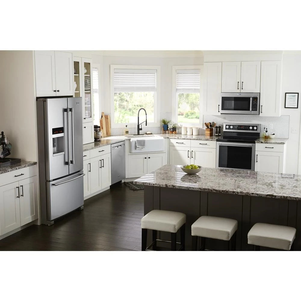 36- Inch Wide French Door Refrigerator with PowerCold(R) Feature - 25 Cu. Ft. - (MFI2570FEZ) - MAYTAG