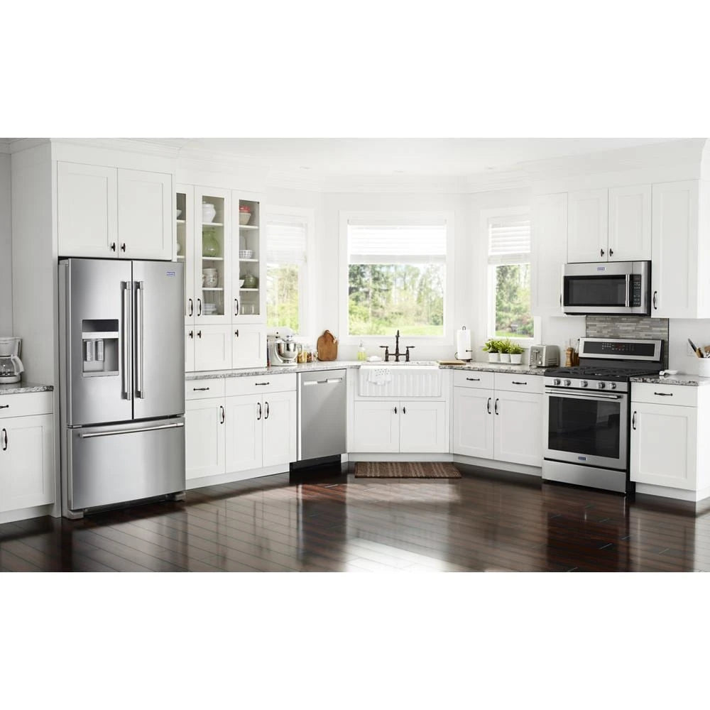 36- Inch Wide French Door Refrigerator with PowerCold(R) Feature - 25 Cu. Ft. - (MFI2570FEZ) - MAYTAG