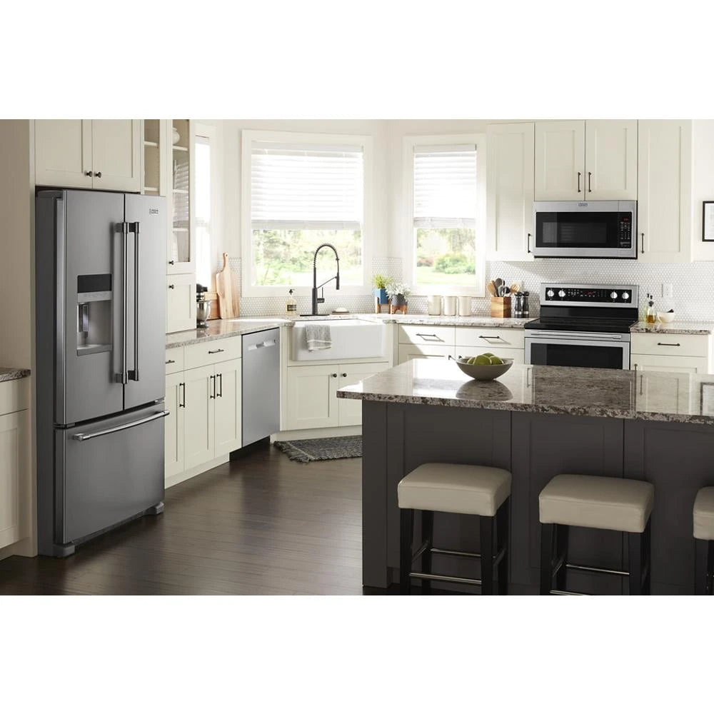 36- Inch Wide French Door Refrigerator with PowerCold(R) Feature - 25 Cu. Ft. - (MFI2570FEZ) - MAYTAG