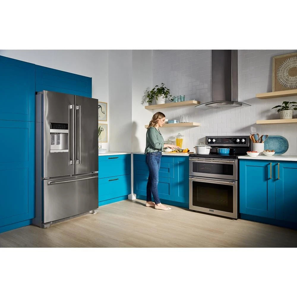 36- Inch Wide French Door Refrigerator with PowerCold(R) Feature - 25 Cu. Ft. - (MFI2570FEZ) - MAYTAG