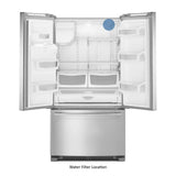 36- Inch Wide French Door Refrigerator with PowerCold(R) Feature - 25 Cu. Ft. - (MFI2570FEZ) - MAYTAG