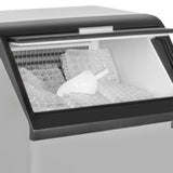Maxx Ice Self-Contained Ice Machine, 125 lbs, Half Dice, w/Storage Bin, Stainless Steel/Black Trim - (MIM125H)