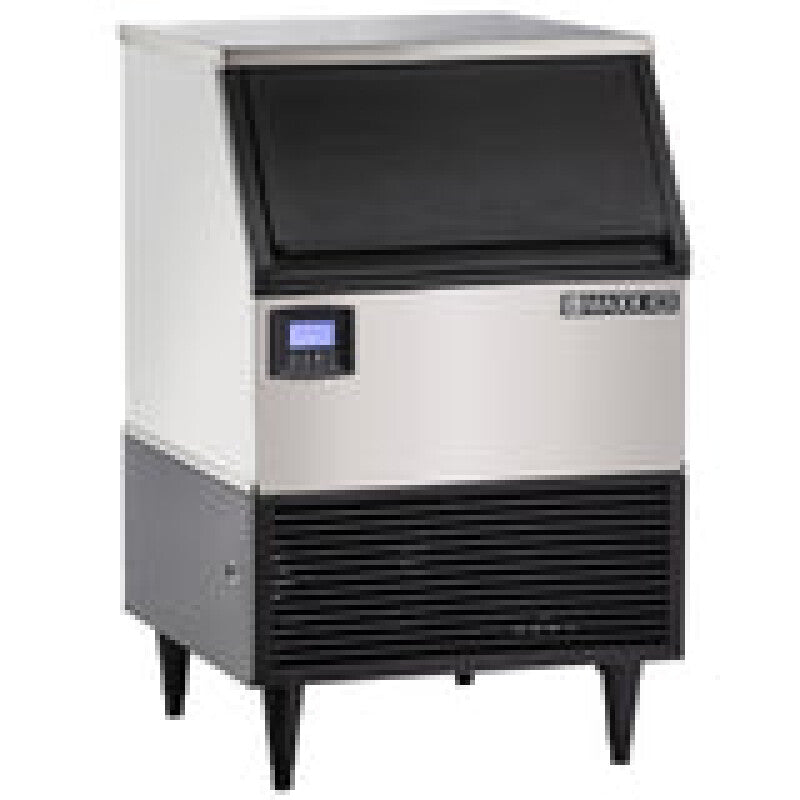 Maxx Ice Intelligent Series Self-Contained Ice Machine, 200 lbs, in Stainless Steel/Black Trim - (MIM200N)