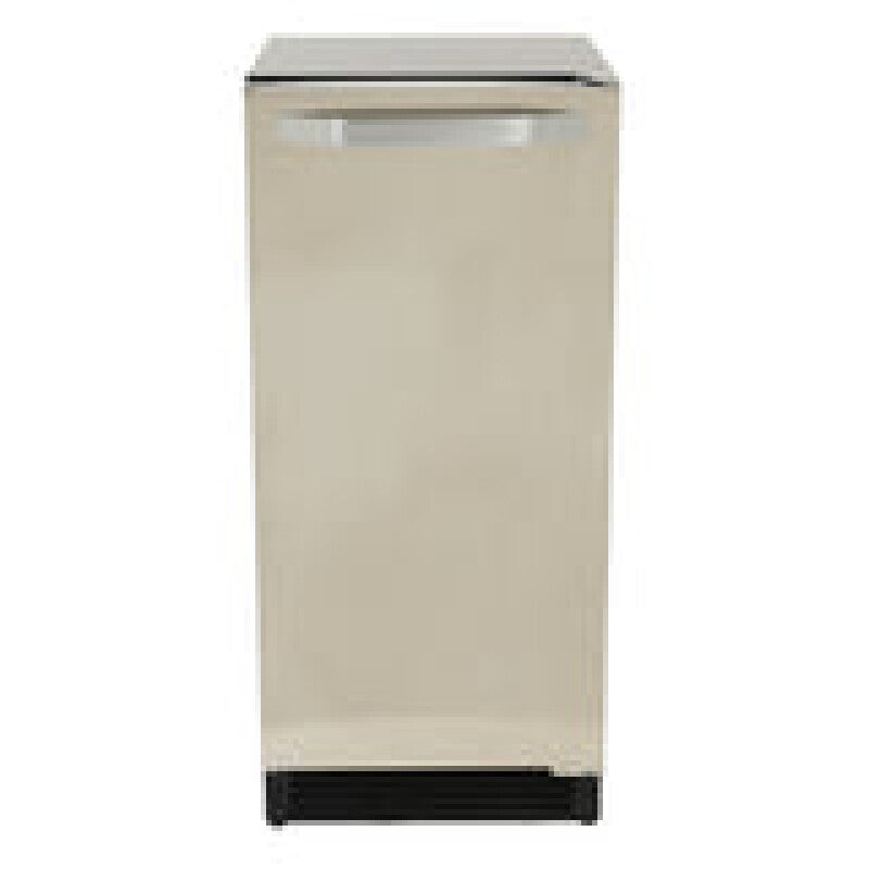 Maxx Ice Shallow Depth Indoor Undercounter Ice Maker, 15", 25 lbs, Crescent Cube, Stainless Steel - (MIM25C)