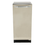 Maxx Ice Shallow Depth Indoor Undercounter Ice Maker, 15", 25 lbs, Crescent Cube, Stainless Steel - (MIM25C)