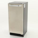 Maxx Ice Shallow Depth Indoor Undercounter Ice Maker, 15", 25 lbs, Crescent Cube, Stainless Steel - (MIM25C)