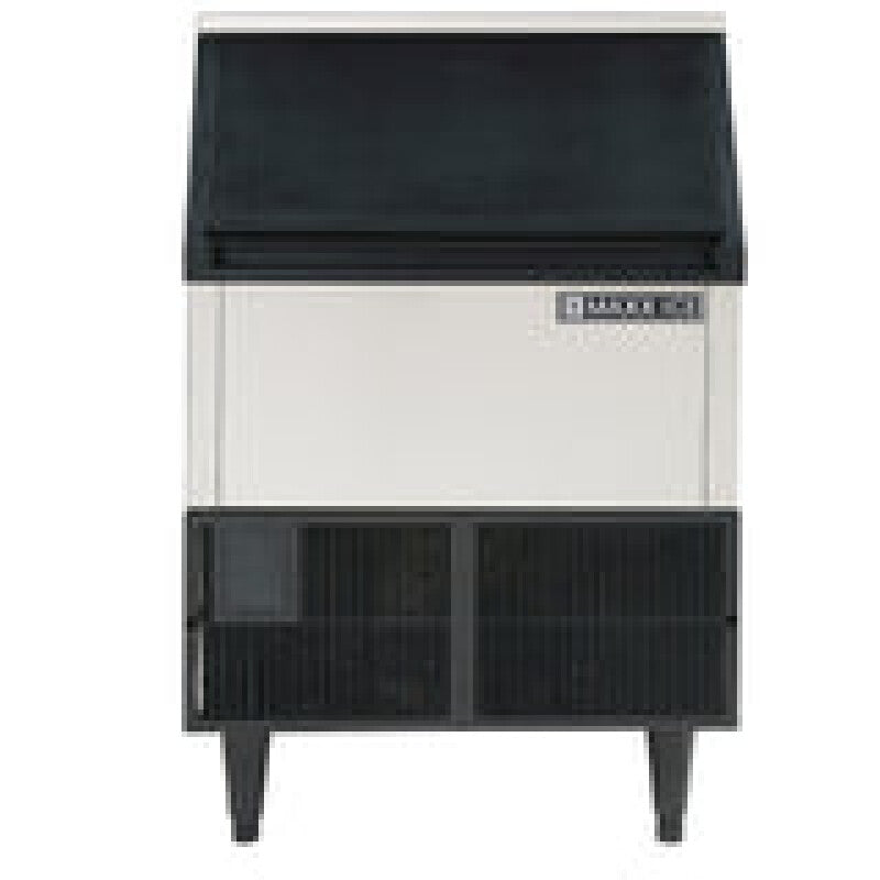 Maxx Ice Self-Contained Ice Machine, 265 lbs, Half Dice Cubes, Storage Bin, Stainless Steel/Black Trim - (MIM265H)