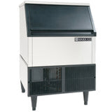 Maxx Ice Self-Contained Ice Machine, 265 lbs, Half Dice Cubes, Storage Bin, Stainless Steel/Black Trim - (MIM265H)