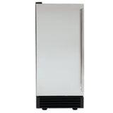 Maxx Ice 50 lb. Freestanding Icemaker in Stainless Steel and Black - (MIM50)