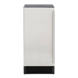 Maxx Ice 50 lb. Freestanding Icemaker with Drain Pump in Stainless Steel - (MIM50P)