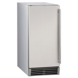 Maxx Ice Outdoor 50 lb. Freestanding Icemaker with Drain Pump in Stainless Steel - (MIM50PO)