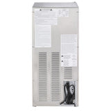Maxx Ice Outdoor 50 lb. Freestanding Icemaker with Drain Pump in Stainless Steel - (MIM50PO)
