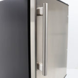 Maxx Ice Countertop or Built-In Ice Maker, 15 lbs, Crescent Cube, Black w/Stainless Steel Door - (MIMC15C)