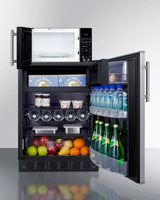 Microwave/refrigerator-freezer Combination With Allocator - (MRF66BK2SSA)