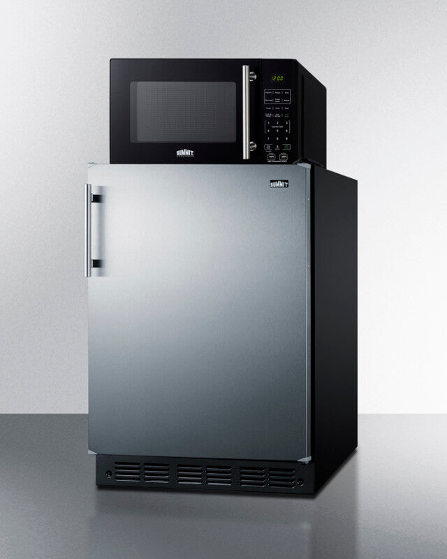 Microwave/refrigerator-freezer Combination With Allocator - (MRF66BK2SSA)