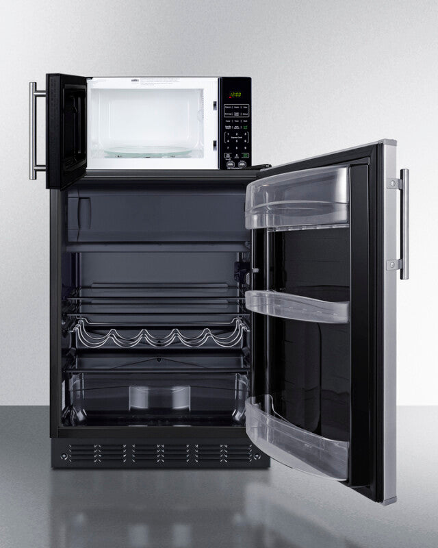 Microwave/refrigerator-freezer Combination With Allocator - (MRF66BK2SSA)