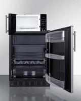 Microwave/refrigerator-freezer Combination With Allocator - (MRF66BK2SSA)