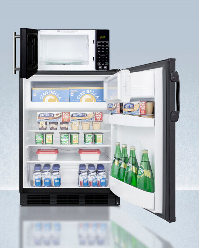 Microwave/refrigerator-freezer Combination With Allocator - (MRF66BKA)