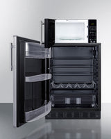 Microwave/refrigerator Combination With Allocator - (MRF6BK2SSALHD)