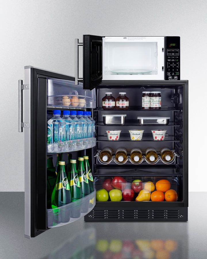 Microwave/refrigerator Combination With Allocator - (MRF6BK2SSALHD)