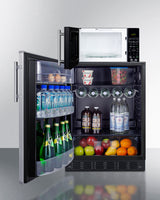 Microwave/refrigerator Combination With Allocator - (MRF6BK2SSALHD)
