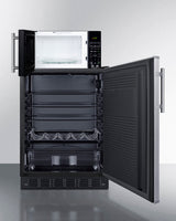 Microwave/refrigerator Combination With Allocator - (MRF708BLSSA)