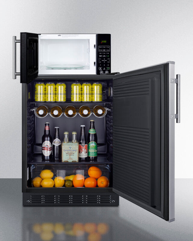 Microwave/refrigerator Combination With Allocator - (MRF708BLSSA)