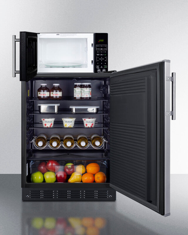 Microwave/refrigerator Combination With Allocator - (MRF708BLSSA)