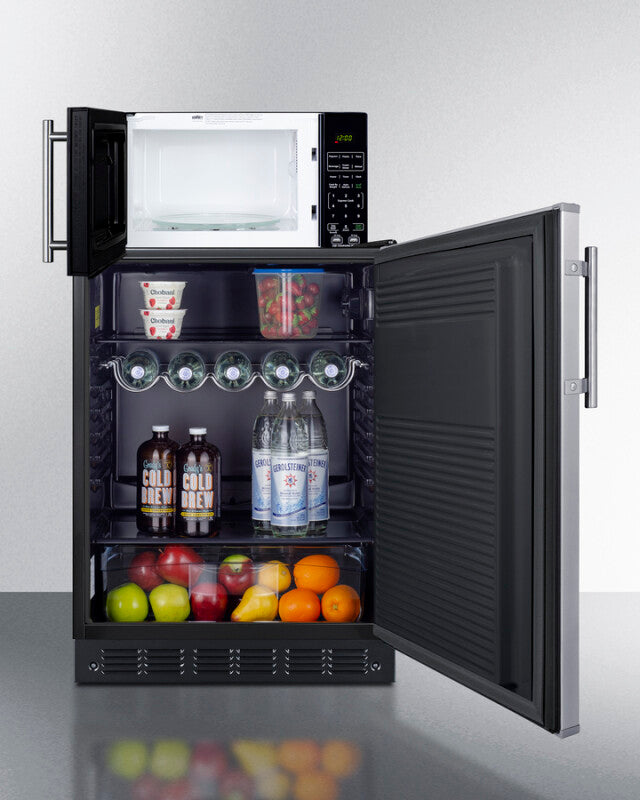 Microwave/refrigerator Combination With Allocator - (MRF708BLSSA)