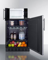 Microwave/refrigerator Combination With Allocator - (MRF708BLSSA)